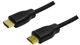 HDMI-Kabel Ethernet A -> A St/LogiLink