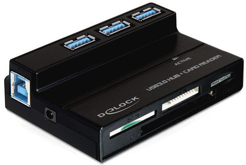 USB 3.0 Card Reader All in 1 +Delock