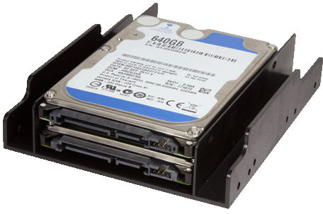 HDD frame Set, 2x 2,5" to 3,5"LogiLink