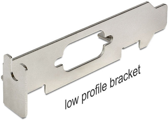 Bracket Low Profile w/ D-Sub9Delock