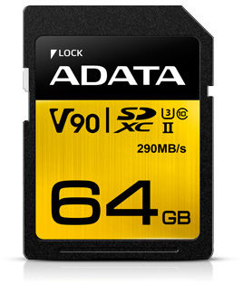 64GB UHS-II-U3, SD 4.0ADATA