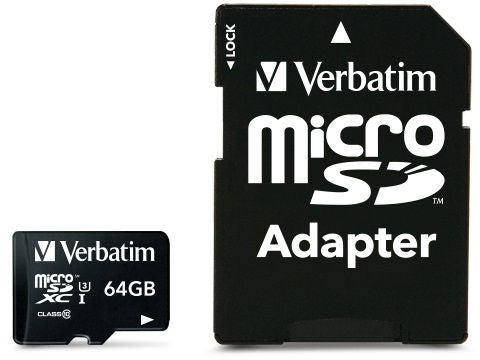 64 GB PRO microSDHC U3Verbatim