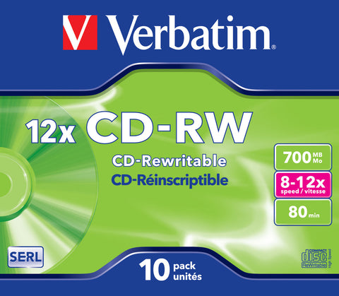 CD-RW DataLifePlus 8-12X 700MBVerbatim