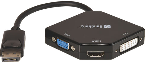 Adapter DP>HDMI+DVI+VGASandberg