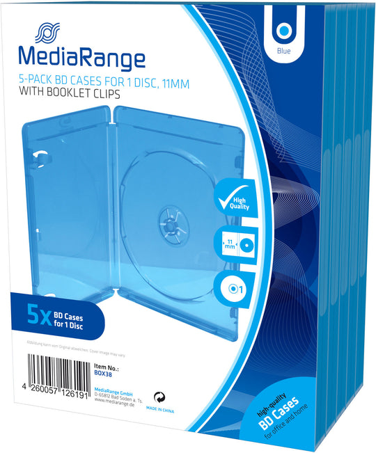 CD/DVD Storage Media CaseMediaRange