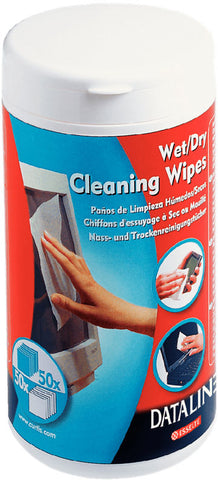 Wet & dry wipes for cleaningEsselte