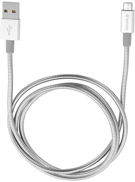 Mirco B USB Cable. SilverVerbatim