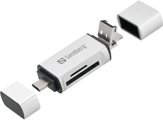 Card Reader USB-C+USB+MicroUSBSandberg