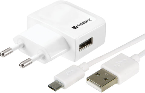 Mini AC Charger Micro USB 1ASandberg
