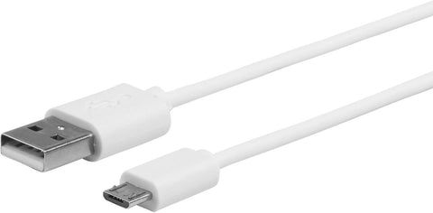 MicroUSB Cable 2m WhiteeSTUFF
