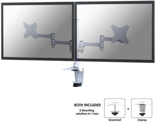 Flatscreen Desk Mount - WhiteNewStar