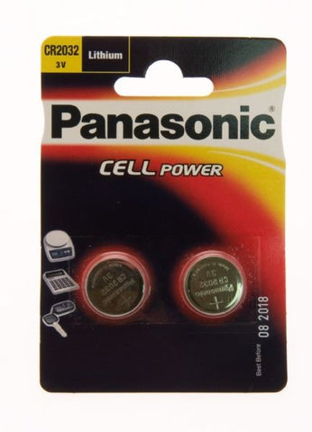 CR2032, 3V, 220mAhPanasonic