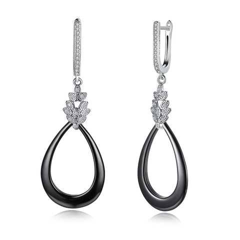 SH-CE049 Fashion Silver Dangle Earrings