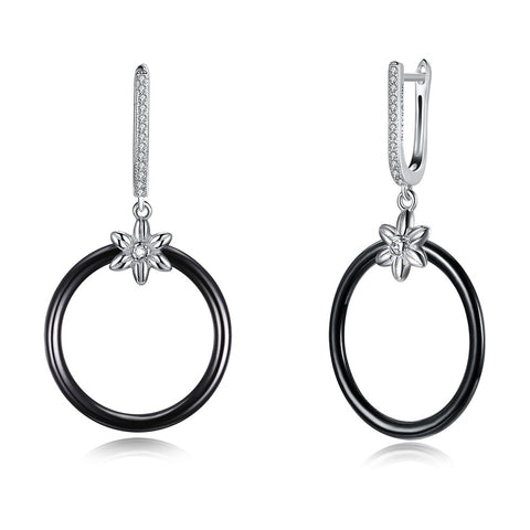 SH-CE037 Fashion Silver Dangle Earrings