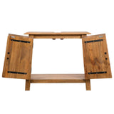 vidaXL Bathroom Furniture Set Solid Recycled Pinewood