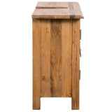 vidaXL Bathroom Furniture Set Solid Recycled Pinewood