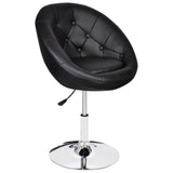 vidaXL 1/2x Bar Stool Faux Leather Kitchen Dining Room Seating Multi Colors