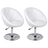 vidaXL 1/2x Bar Stool Faux Leather Kitchen Dining Room Seating Multi Colors