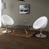 vidaXL 1/2x Bar Stool Faux Leather Kitchen Dining Room Seating Multi Colors