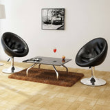 vidaXL 1/2x Bar Stool Faux Leather Kitchen Dining Room Seating Multi Colors