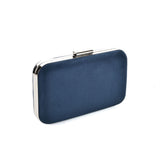 CB149 Navy - Elegant Women Smooth Solid Evening Bag