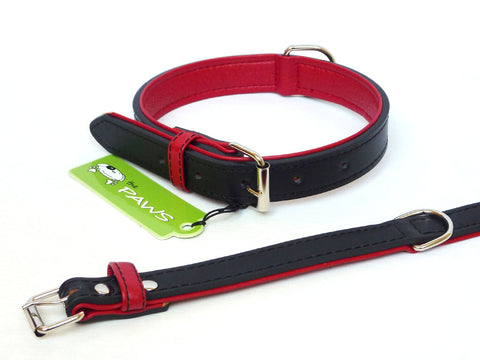 Fusion Leather Collar Lead - Black