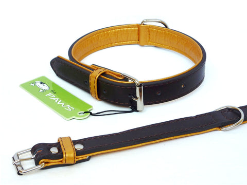 Fusion Leather Collar Lead - Brown