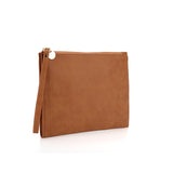 CT30122 TEA - Thin Wallet With Long Zipper Pull And Metal Element Decoration