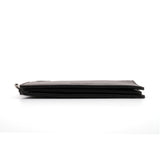CT31462 BLACK - Simple Wallet With Special Handles And Metal Ring Design