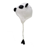 HGRQ177 Black&White - Lovely Panda Shaped Knitted Winter Hat (Was £3.00)