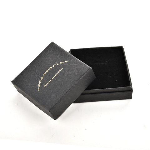HGRQ316 Black 12pcs - Accessories Gift Box L7*W7*H4
