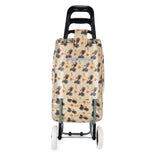 HGRQ334 YELLOW - Assorted Colors - Bicycle Print Trolley Bag