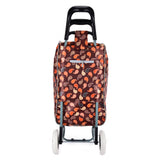 HGRQ337 COFFEE - Assorted Colors - Cartoon Chick Pattern Print Trolley Bag