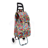HGRQ337 GREY - Assorted Colors - Cartoon Chick Pattern Print Trolley Bag