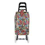 HGRQ337 GREY - Assorted Colors - Cartoon Chick Pattern Print Trolley Bag