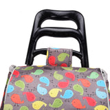 HGRQ337 GREY - Assorted Colors - Cartoon Chick Pattern Print Trolley Bag