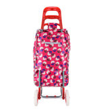 HGRQ339 FUSHIA - Assorted Colors - Flowers Pattern Printed Trolley Bag