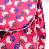 HGRQ339 FUSHIA - Assorted Colors - Flowers Pattern Printed Trolley Bag