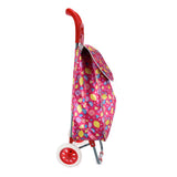 HGRQ341 FUSHIA - Assorted Colors - Cartoon Fruit Pattern Printed Trolley Bag