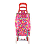 HGRQ341 FUSHIA - Assorted Colors - Cartoon Fruit Pattern Printed Trolley Bag