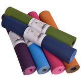 Yoga mats tpe embossed logo