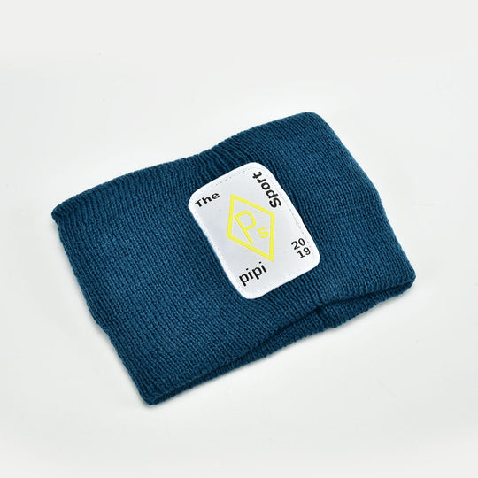 HW002-BLUE -   Women's fall/winter elastic sports headband