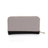 LB00620 BLACK - Fashion Long Wallet With Studs Decoration