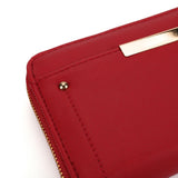 LB00620 RED - Fashion Long Wallet With Studs Decoration