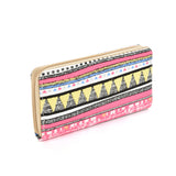 QQ2163-I Fashion Pattern Casual Long Wallet