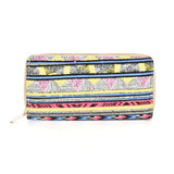 QQ2163-I Fashion Pattern Casual Long Wallet