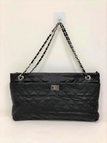 QQ676 Black women handbag / shoulder bag (was £6)