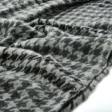 SF1084 Grey - Classic Houndstooth Print Scarf