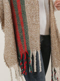 SF1127 Camel - Variegated Color Stripe Scarf For Women