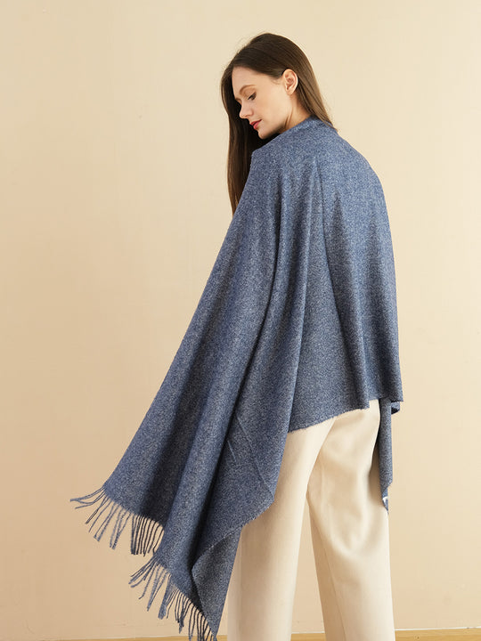 SF1234-BLU Warm Single Color Winter Scarf